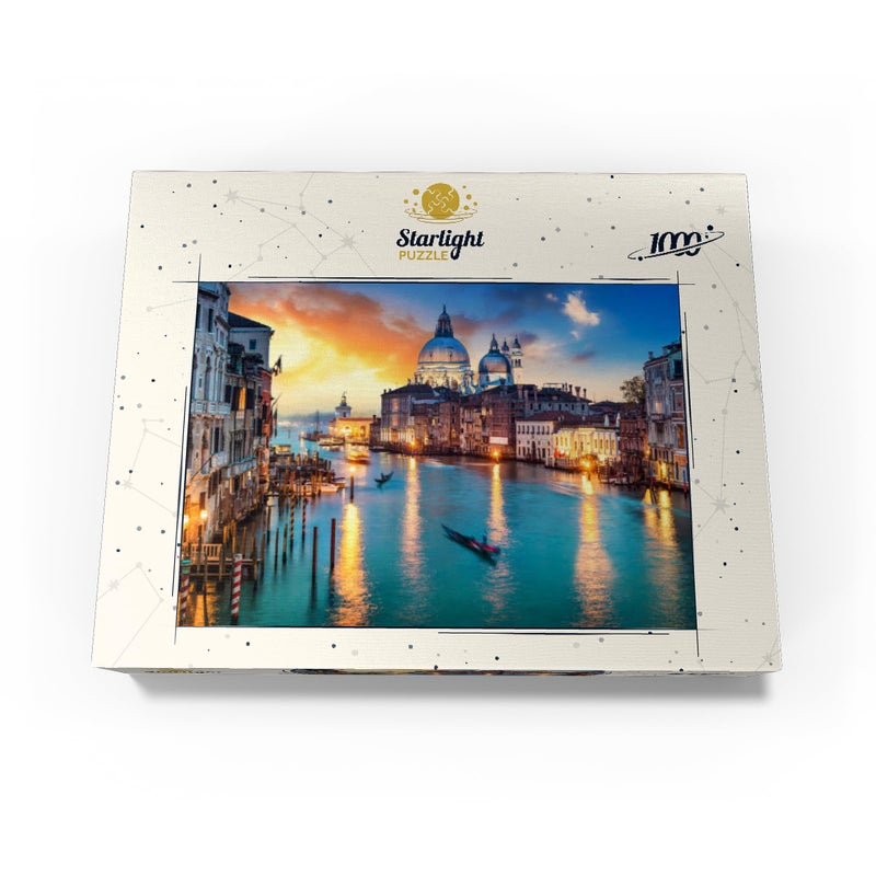 MyPuzzle.com MyPuzzle Grand Canal with Gondola at Sunset Venice Italy - Premium 1000 Piece Jigsaw Puzzle for Adults - Image 4